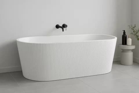 Cada freestanding RENO WHITE 175x75