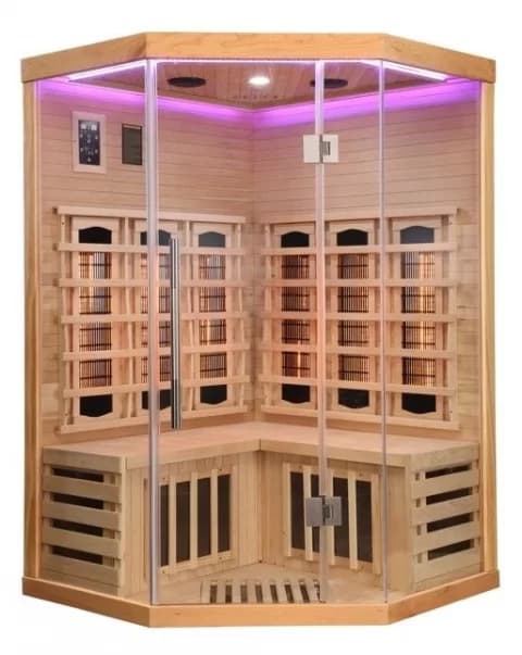 Sauna uscata SUPREME cu rezistente Infrarosu + Carbon - Magneziu, 120 x 120 x 190cm
