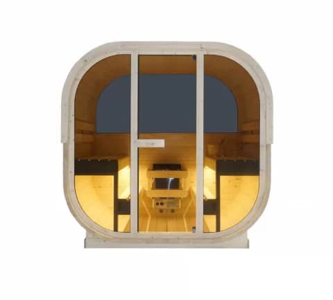 hanko sauna finlandeza pentru exterior 210 x 180 x 210cm