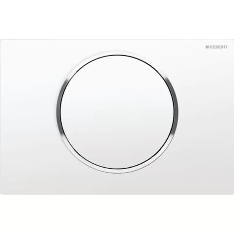 clapeta actionare rezervor incastrat sigma 10 alb crom