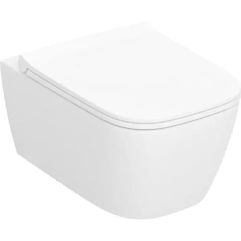Set vas WC suspendat Geberit Smyle, 53x35.5x33.5, cu capac soft close