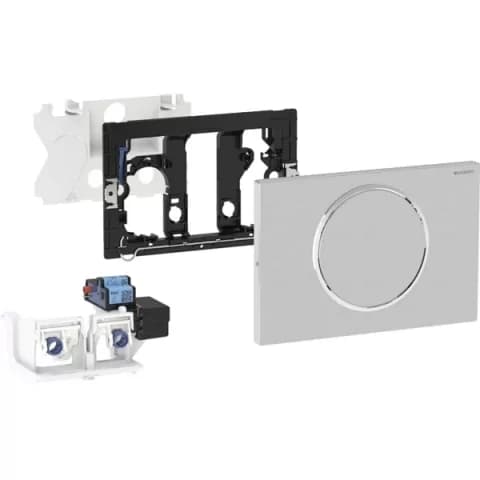Clapeta actionare Geberit Sigma10, cu Bluetooth si alimentare electrica, gri