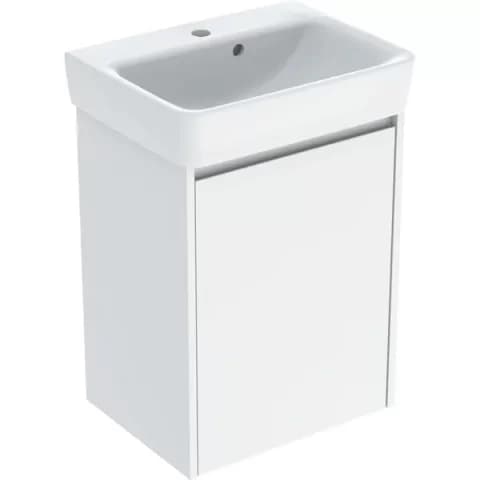 Set lavoar si mobilier Geberit Selnova Square, 50x38x70 cm, alb lucios