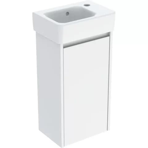 Set lavoar si mobilier Geberit Selnova Square, 36x25x70 cm, alb lucios