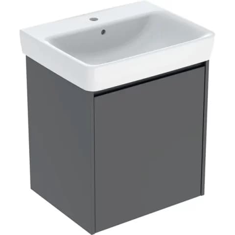 Set lavoar si mobilier Geberit Selnova Square, 60x48x70 cm, lava mat