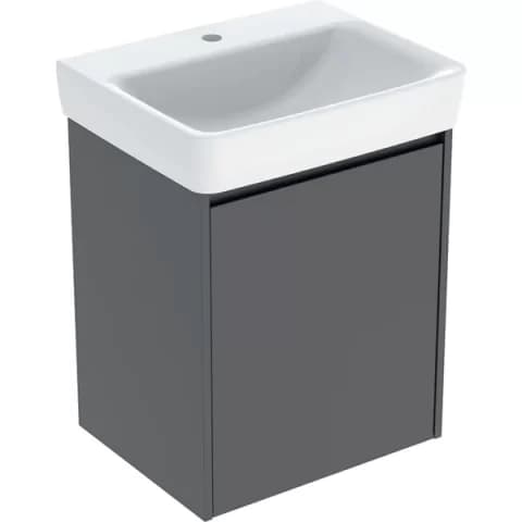 Set lavoar si mobilier Geberit Selnova Square, 55x44x70 cm, lava mat