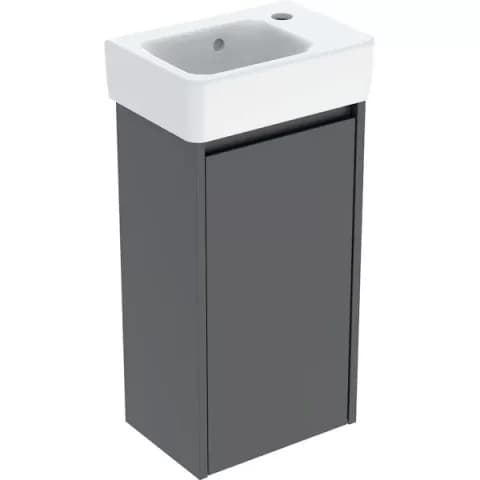 Set lavoar si mobilier Geberit Selnova Square, 36x25x70 cm, lava mat