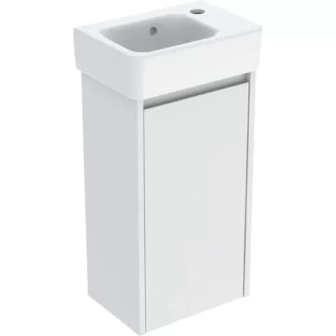 Set lavoar si mobilier Geberit Selnova Square, 36x25x70 cm, alb mat