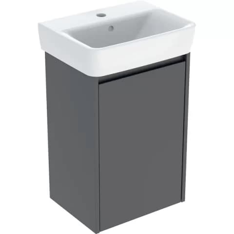 Set lavoar si mobilier Geberit Selnova Square, 45x34x70 cm, lava mat