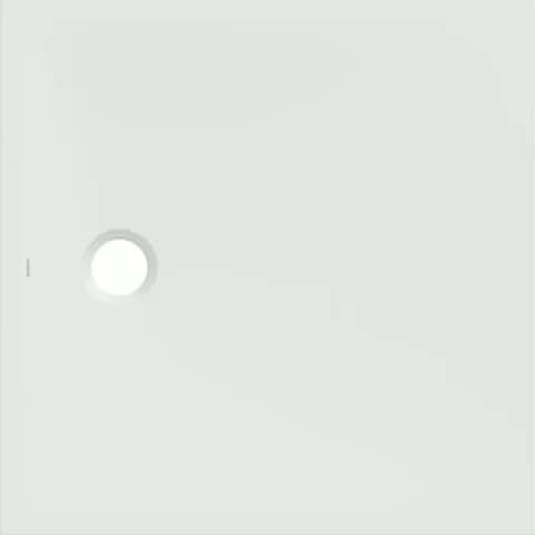 Cadita de dus Geberit CleanFloor30, 90x90x3.5 cm, alba mat