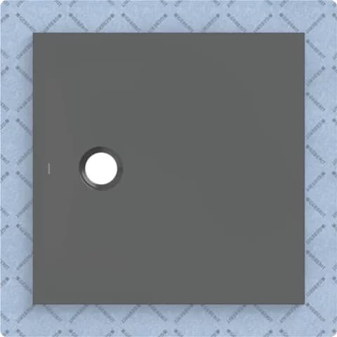 Cadita de dus Geberit CleanFloor30, 80x80x3.5 cm cu folie de hidroizolatie