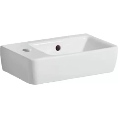 Lavoar Geberit Selnova Compact, 40x25x15 cm, cu proiectie mica