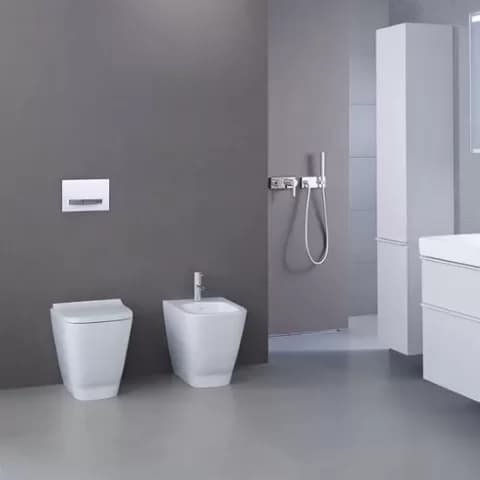 Vas wc stativ Geberit Smyle Square BTW, Rimfree