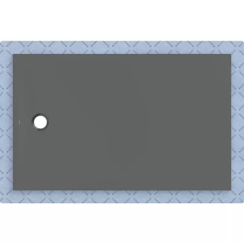 Cadita de dus Geberit CleanFloor30, 160x100x3.5 cm cu folie de hidroizolatie