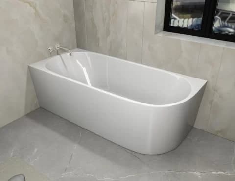 Cada SOLVA Freestanding din Acryl, Montaj Stanga, 180x80x56 cm