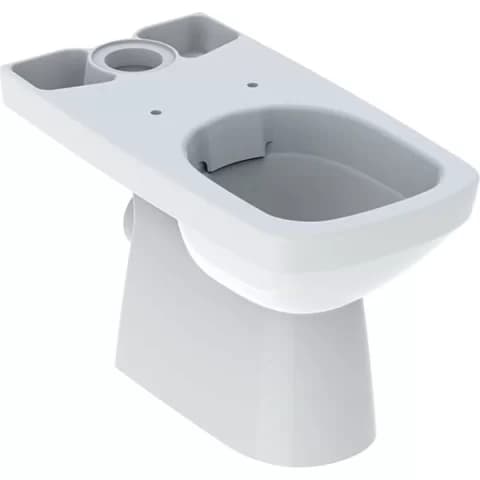 Vas wc Geberit Selnova Square fara pe pardoseala fara margine alb
