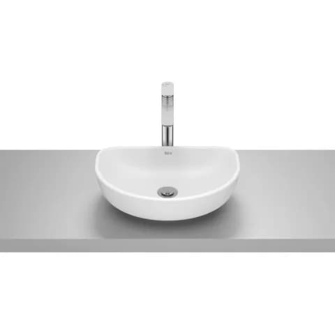 Lavoar baie pe blat, alb mat Roca Optica 45x30 cm