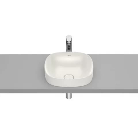 Lavoar baie incastrat, bej, patrat Roca Inspira Soft 37x37 cm