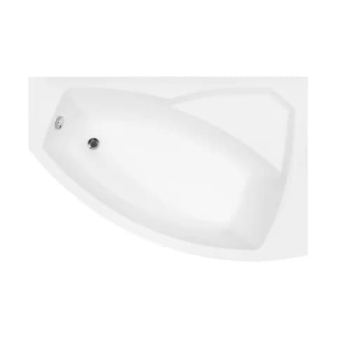 Cada de colt Besco Rima 170x110 cm partea dreapta alb