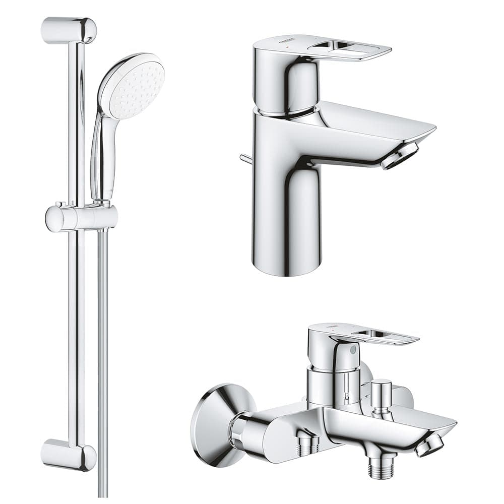 pachet baterii baie 3 in 1 grohe bauloop marimea s 23335001 23602001 27853003