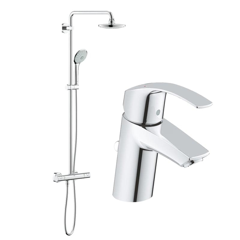 pachet coloana dus termostat grohe euphoria 260 27296001 baterie lavoar grohe eurosmart s 33265002