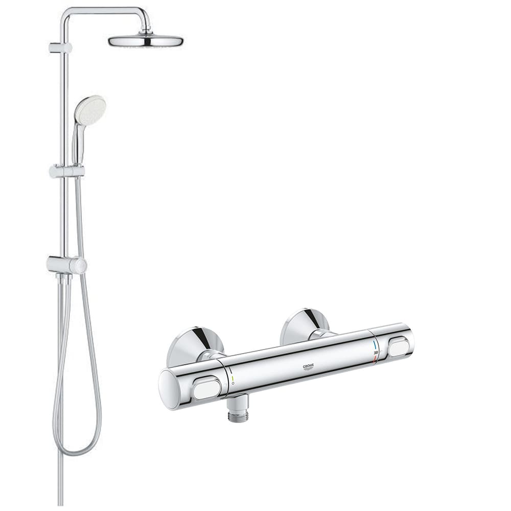 Pachet: Coloana dus Grohe 250, baterie cabina dus Grohtherm 500 ( 26980001.  ,34793000)