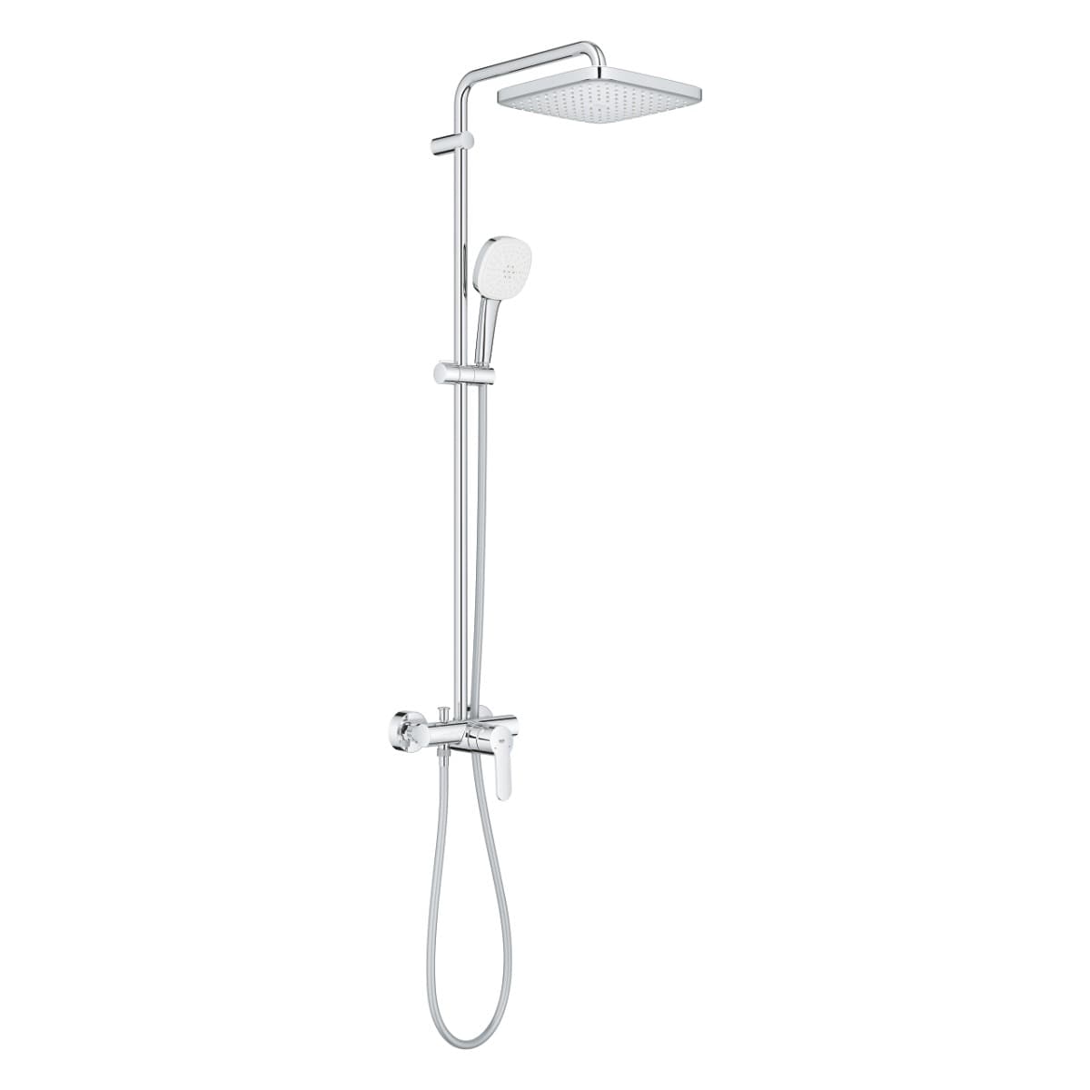 Sistem de dus Grohe Tempesta Cube 250, aparent, 250 mm, 1 functie, crom-26692001