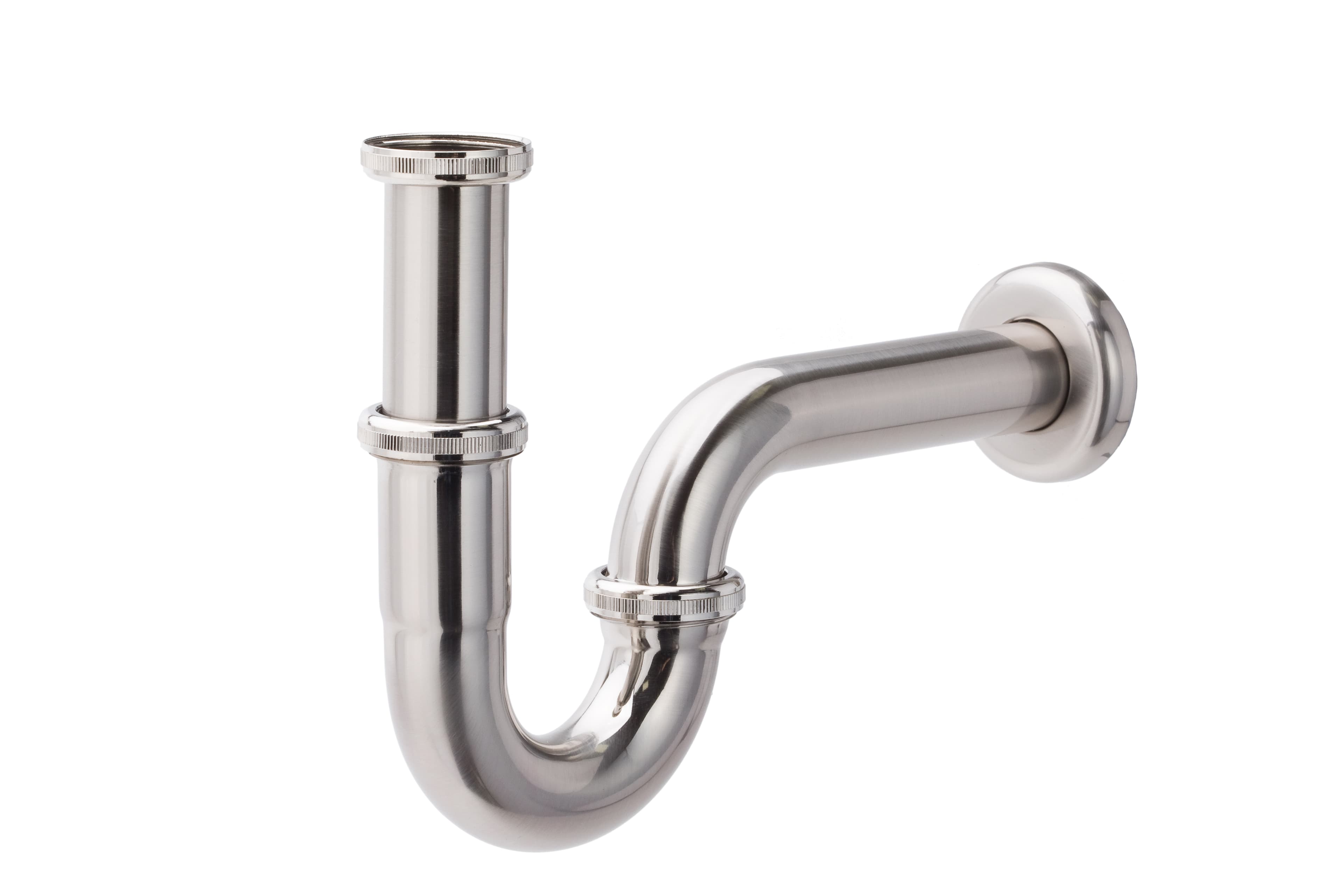 Sifon lavoar tubular, din alama G1 1 4 x 32 mm, nichel periat, FDesign Kleome
