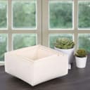 Set organizator de birou din fetru, HMY, Crem - 4