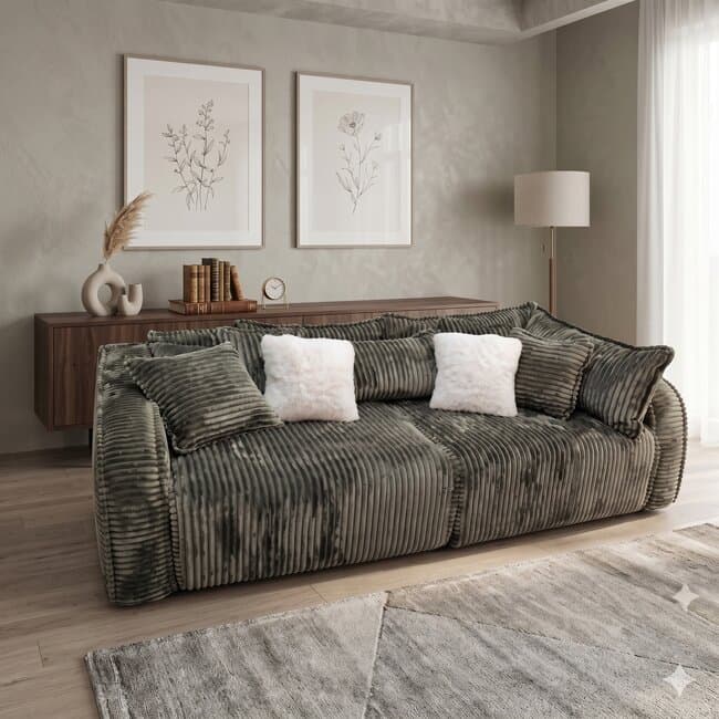 Canapea extensibila Ayse 2 locuri- 255x150 cm, suprafata de dormit - 210x200 cm, culoare personalizabila