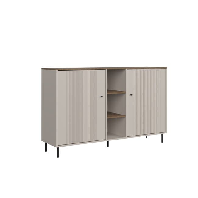 Comoda Bufet Tiramisu KOM2D-POL – 2 Usi si Etajera Centrala