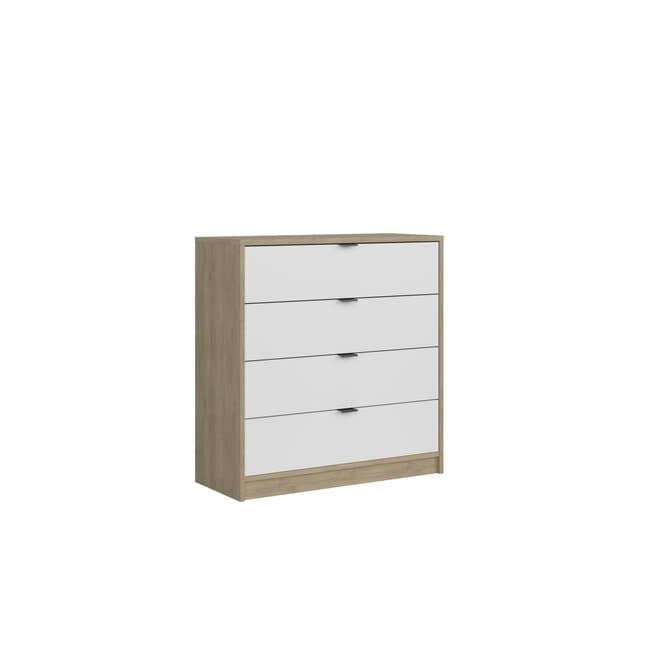 Comoda NEPON KOM4S, 4 Sertare Incapatoare, Design Compact