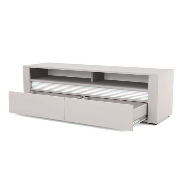 Comoda TV BODENA 2S – Comoda RTV cu 2 sertare si nise multimedia, 140 cm