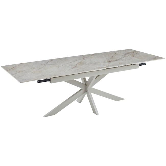 Masa extensibila Shakespeare gri 160/240x90x77H all crem