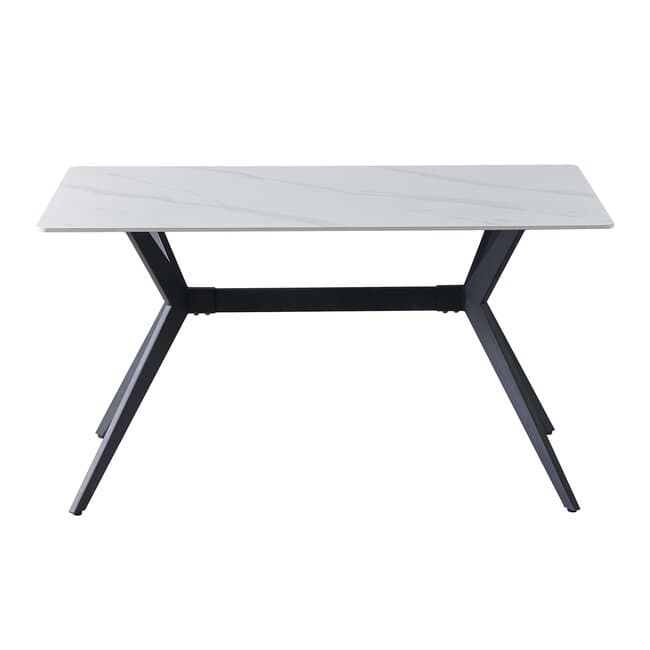 Masa fixa Loly Snow White 140x80x75cm alba