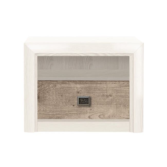 Noptiera koen II 58,5x40x44,5 h cm Pin Arizona /Stejar Nava