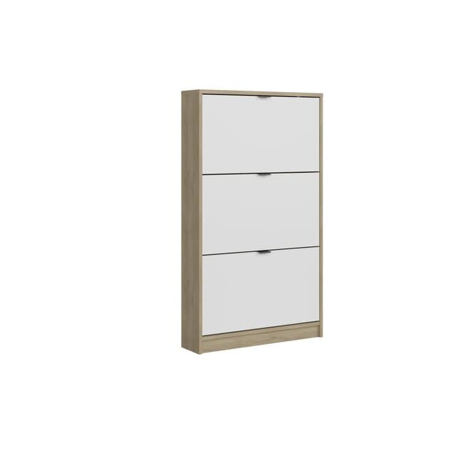 Pantofar NEPON SFB3K, Dulap Incaltaminte cu 3 Compartimente Rabatabile