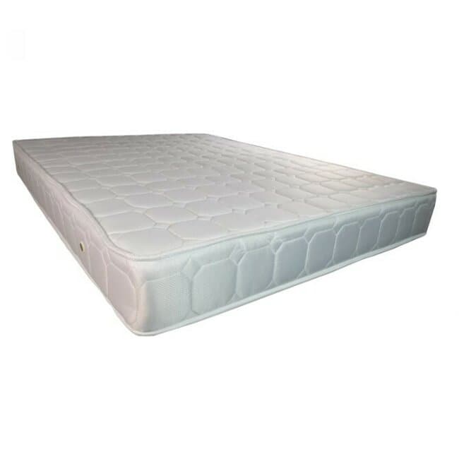 saltea lux ortopedica 160x200x21 cm arcuri bonnell fermitate medie husa matlasata 2 fete vara iarna