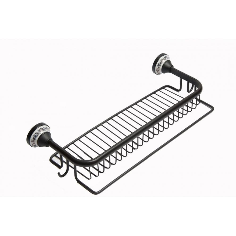 Suport gel de dus baie, culoare negru, Foglia