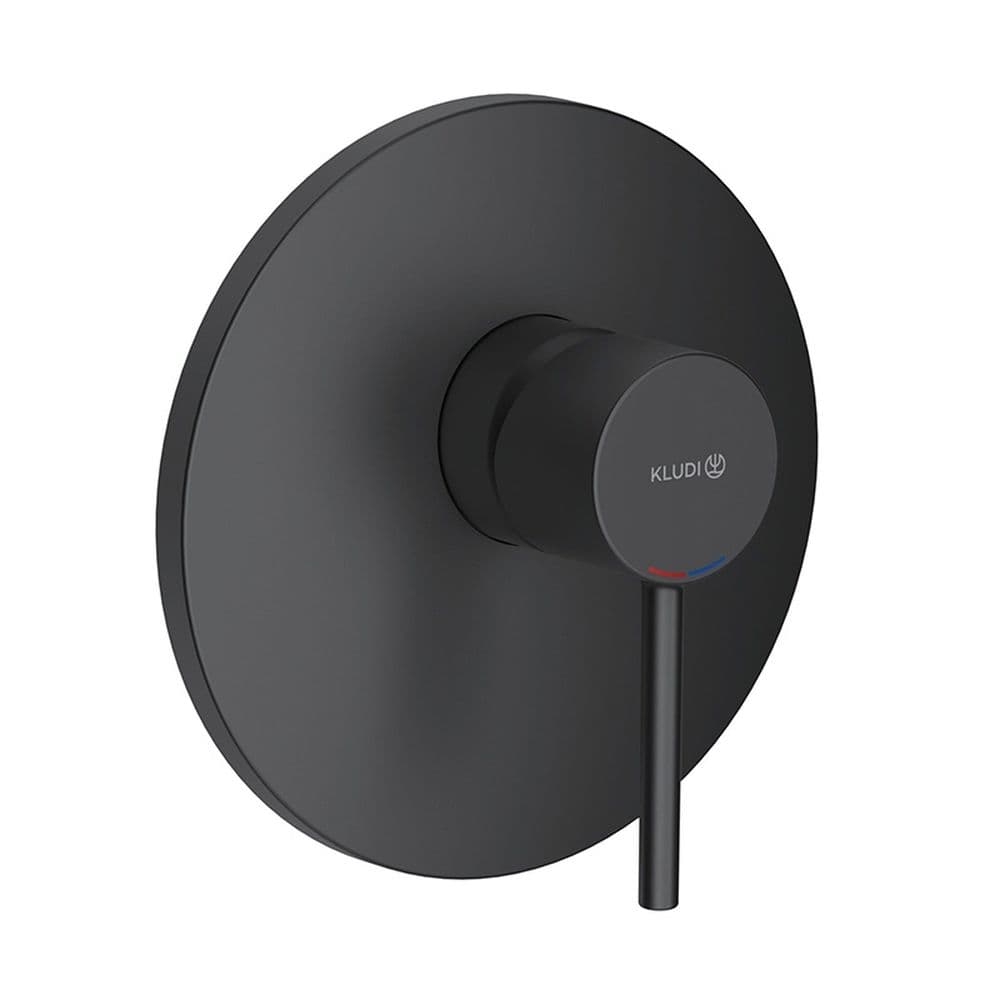 Baterie dus incastrata Kludi Bozz pentru corp ingropat negru mat