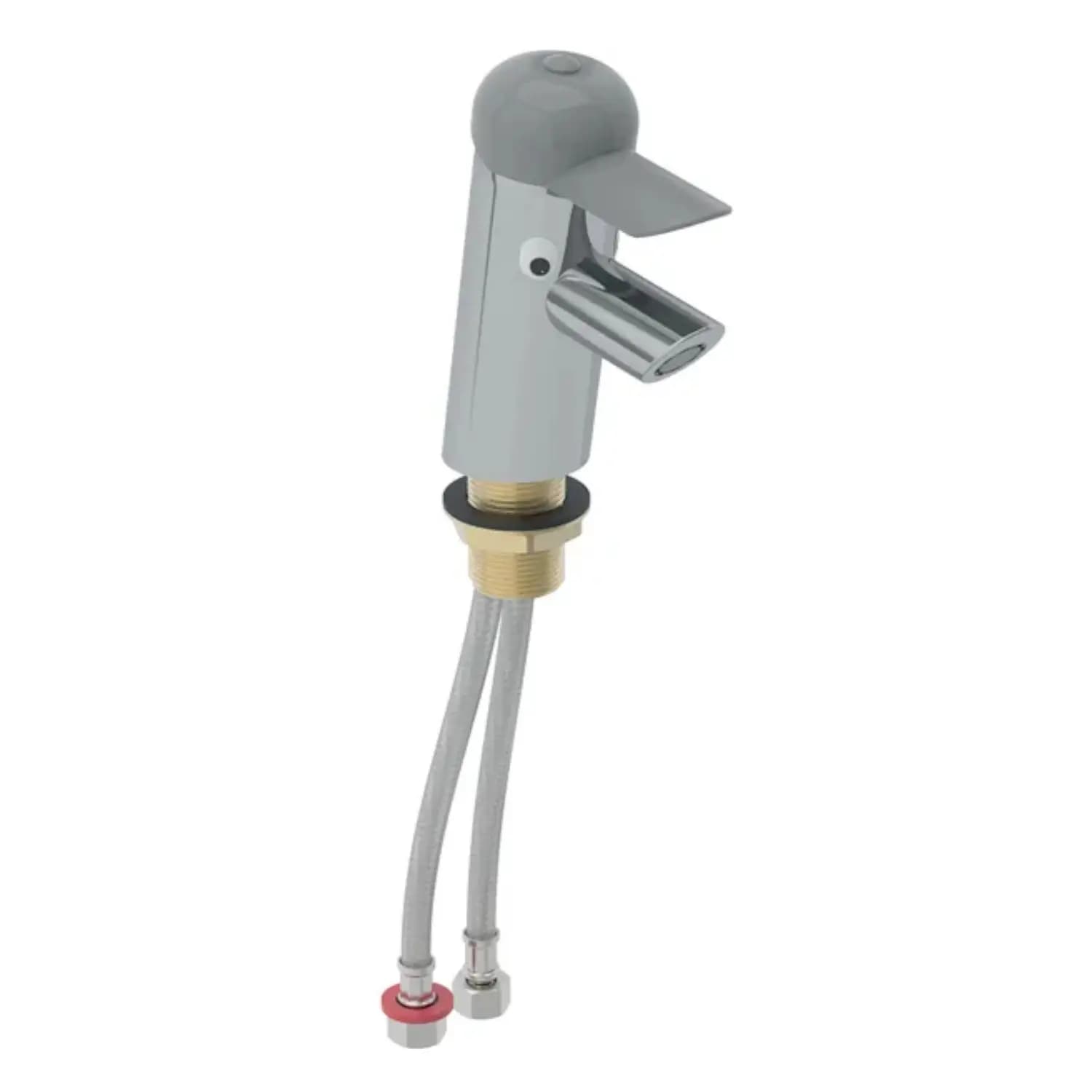 Baterie lavoar pentru copii, cu mixare, crom lucios, pipa fixa 8,5 cm, monocomanda, stativa, Geberit Bambini