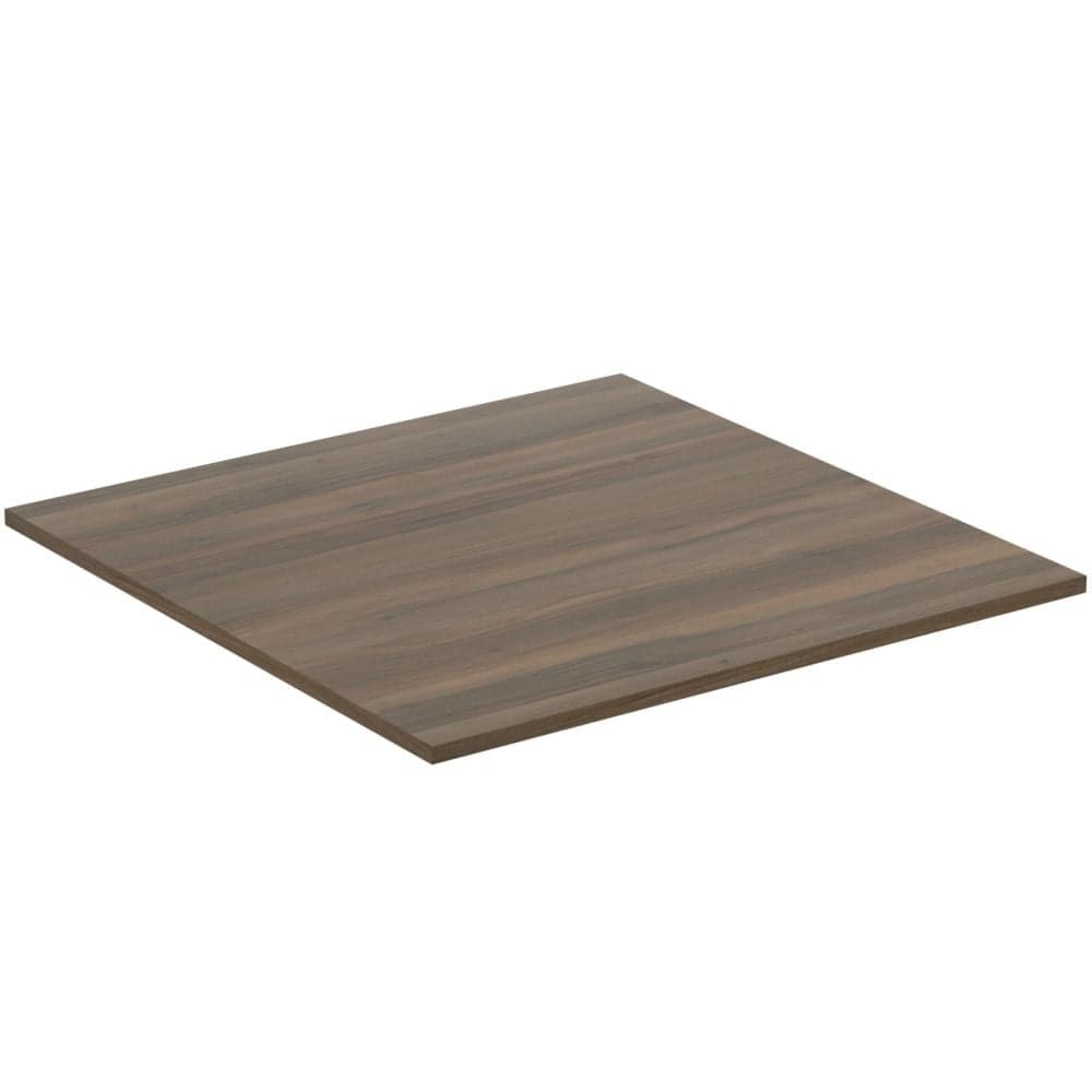 Blat pentru mobilier baie Ideal Standard Adapto 50 cm, maro inchis