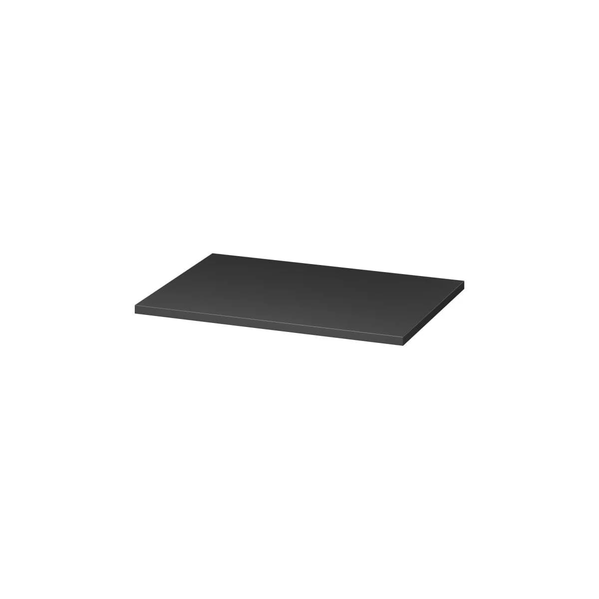 Blat pentru mobilier baie 120 cm, negru mat, Cersanit Tirso
