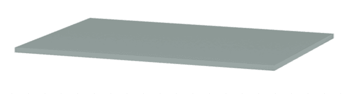 Blat pentru mobilier baie 120 cm, fiord mat, Cersanit Tirso