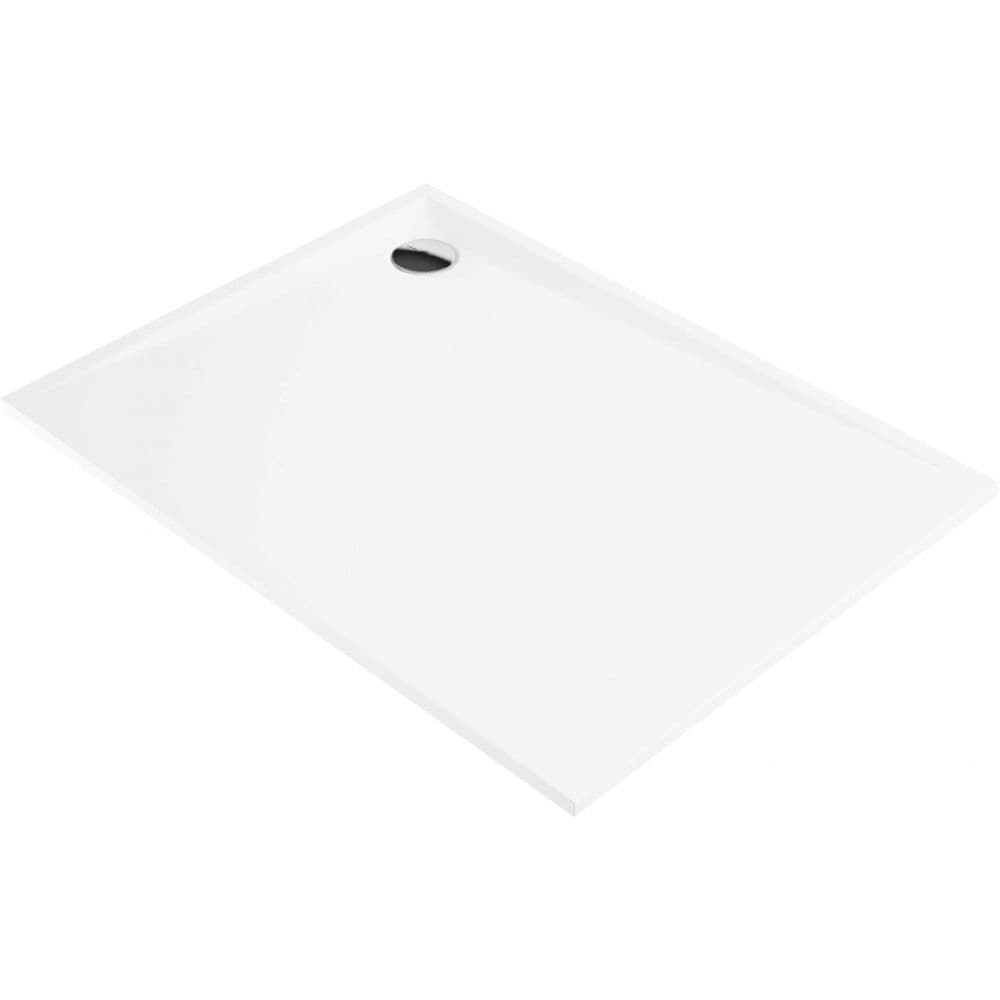 Cadita dus dreptunghiulara alba 100x80 cm Kerria Plus, Deante
