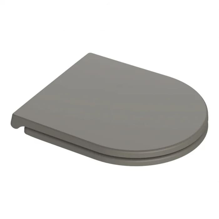 Capac Wc cu soft close si quick release, Feeling, gri mat, RAK