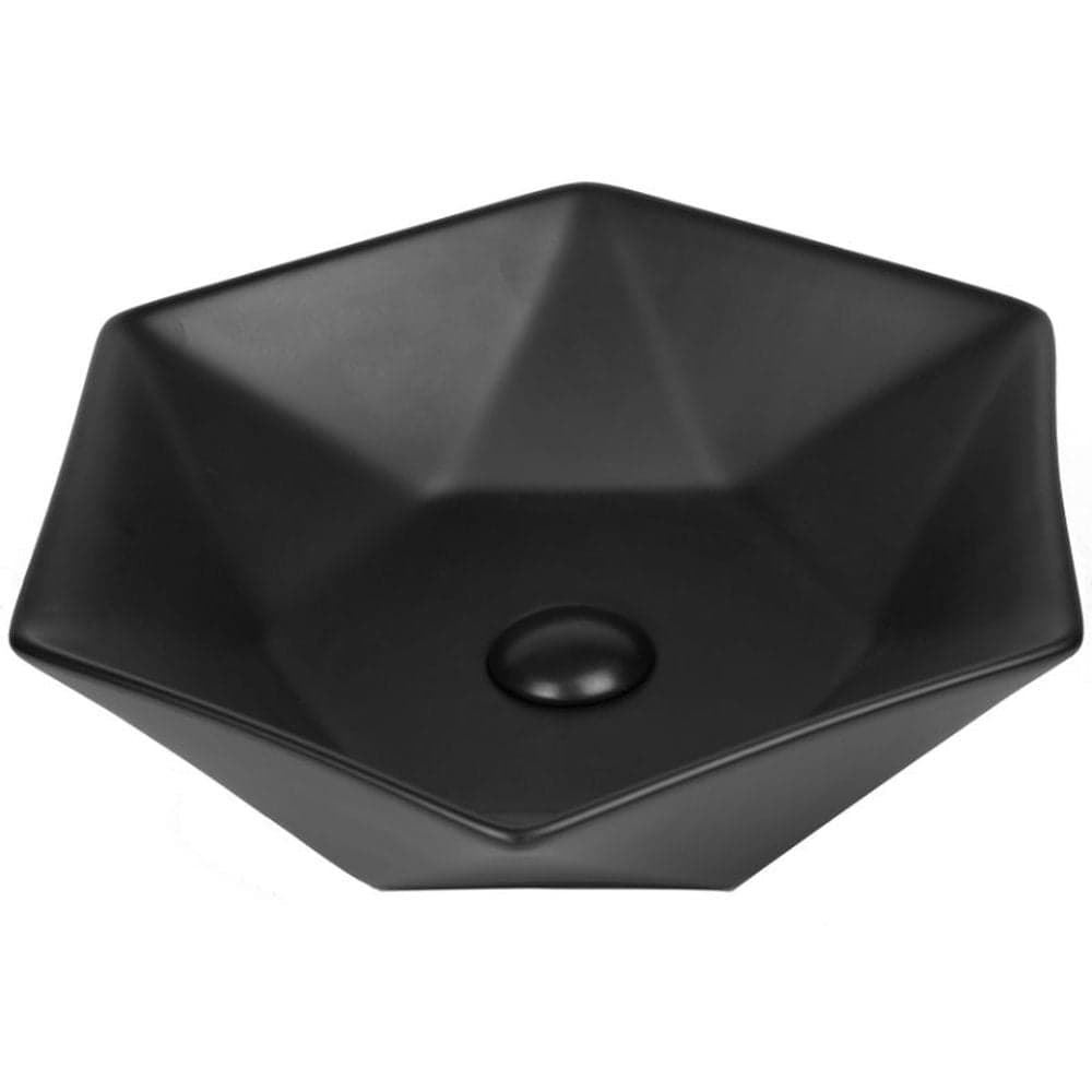 Chiuveta baie pe blat neagra,Fluminia, Black Diamond