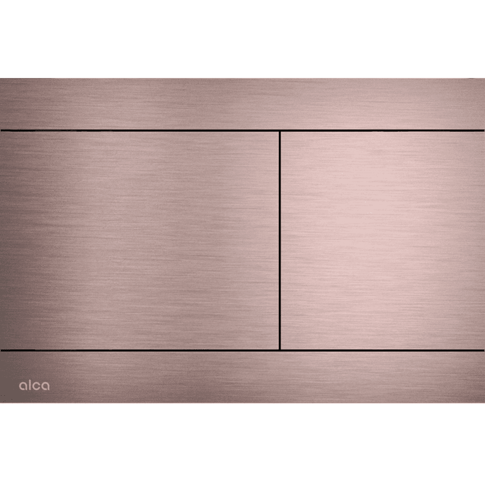 Clapeta actionare rezervor wc, otel inoxidabil red gold mat periat Alcadrain FUN-RG-B