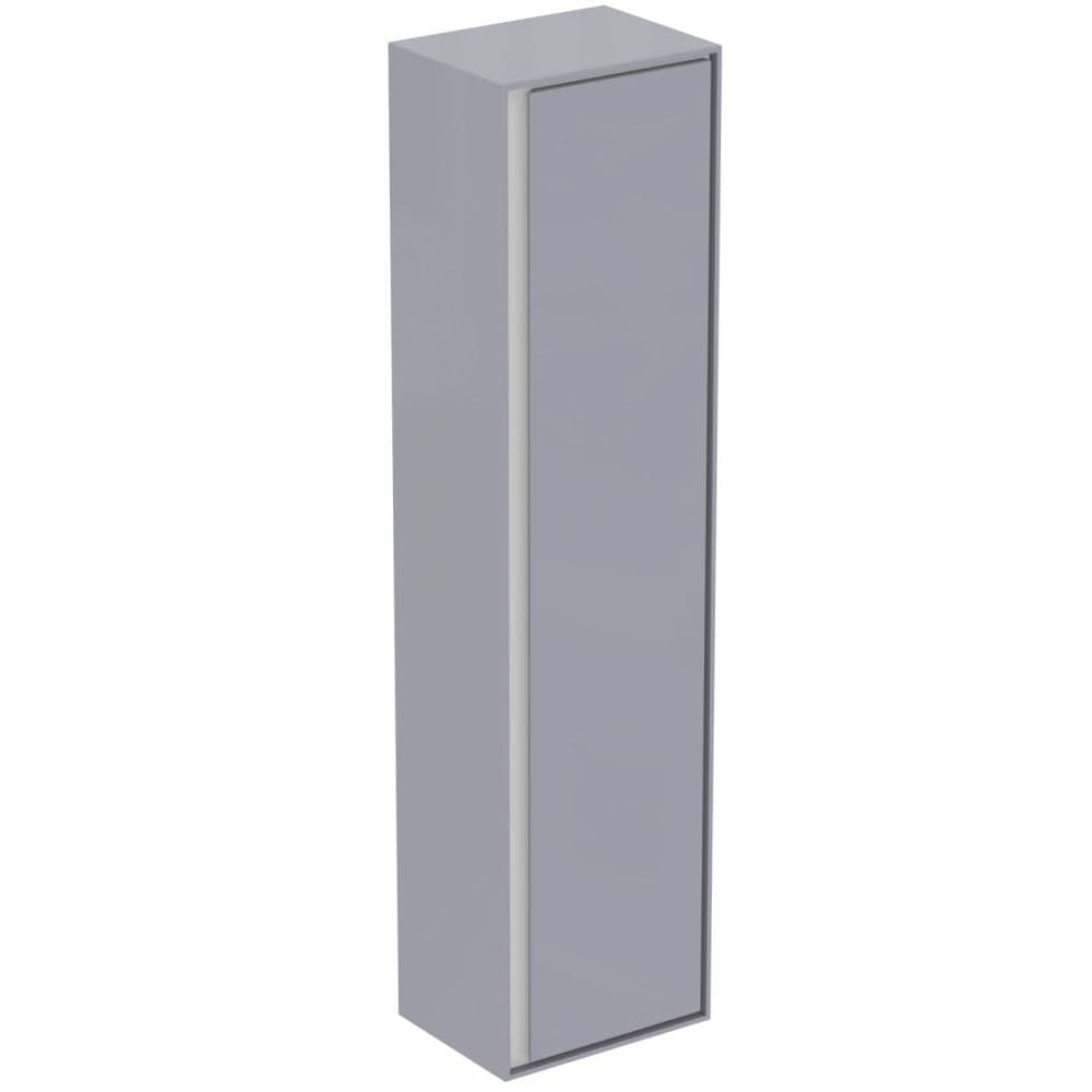 Dulap baie suspendat Ideal Standard Connect Air, 160 cm, o usa, gri deschis lucios