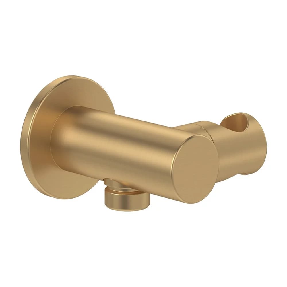 Cot racord pentru dus cu suport para dus, auriu periat, VilleroyBoch Universal Showers
